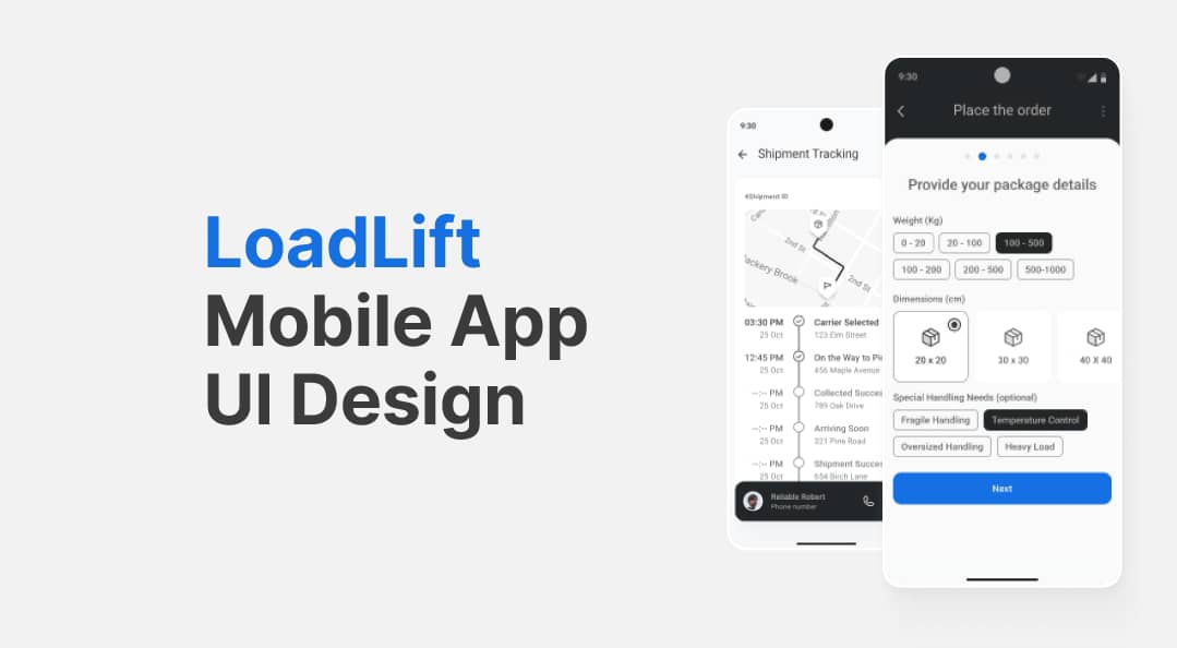 LoadLift · Logistics Platform